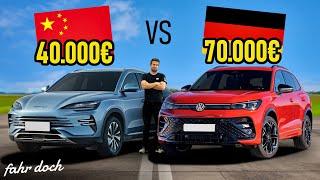 Verliert Deutschland gegen China? VW TIGUAN vs BYD SEAL U DM-I | Fahr doch