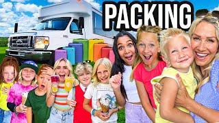 PACKING for 16 KiDS! ROAD TRiP EDITiON! | *What not to do!*