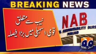 Breaking News - National Assembly passes NAB ordinance Bill