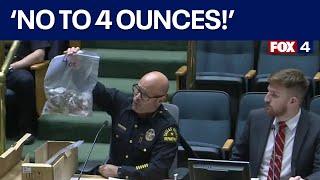 The Dallas police chief is against decriminalizing 4 ounces of marijuana. Here's why.