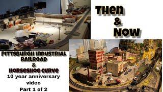 Part 1 - SPECIAL 10 Year Anniversary - O scale layout REWIND, HIGHLIGHTS, & WALK AROUND