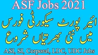 ASF (Airport Security Force) Jobs 2021 || ASF Jobs 2021 || ASF Multiple Jobs 2021 || JobzMcqz