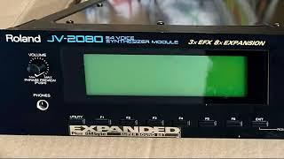 Roland JV-2080 Demo Part 1