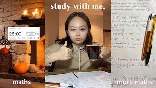intense maths study with me | oxford uni student