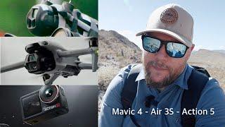 DJI Mavic 4 Leaked Looks, Air 3S Updates & Action 5 Problems!