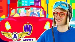 Captain Ace Zoomy Driving in My Car and More   Vehicle Songs   Cars Song  Rhymes for Kids