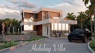 The Holiday Villa Designed by IR Concepts and Constructions