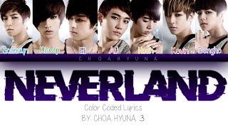 U-KISS(유키스) NEVERLAND(네버랜드)  COLOR CODED LYRICS HAN/ROM/ENG