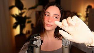 ASMR Glove Sounds  Black & White for your sleep 