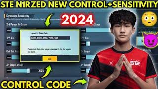 UPDATE 3.0 STE N1RZED NEW BEST SENSITIVITY + CODE AND BASIC SETTING CONTROL PUBG MOBILE