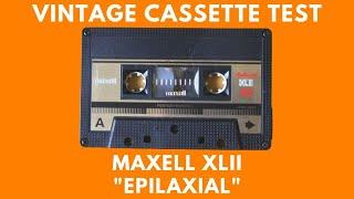 Vintage Cassette Test : Maxell XL II Epitaxial Tape : Retro Tech Review