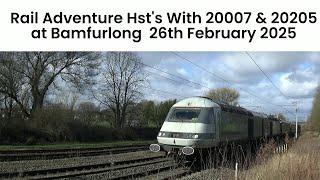 Rail Adventure Hst's With 20007 & 20205 at Bamfurlong - 26th February 2025