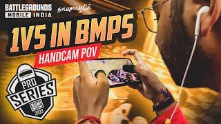 1v5 in BMPS GRP-2x4 |SAUMAY08|TEAM ENIGMA GAMING️/#bmps #battlegroundsmobileindia #competition