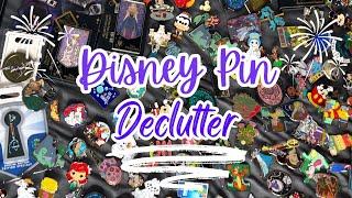 Massive Disney Pin Declutter| So Many Pins Gone | Disney Parks Pins