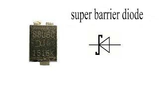 Schottky diode with super barrier. How is it better than ordinary Schottky diode