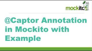 @Captor Annotation in Mockito with Example ||Mockito 3 Tutorial|Junit 5 and Mockito ||ArgumentCaptor