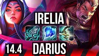 IRELIA vs DARIUS (TOP) | 8 solo kills, 14/4/12 | TR Grandmaster | 14.4