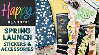 NEW HAPPY PLANNER SPRING LAUNCH STICKER BOOK & ACCESSORY FLIP THROUGHS | THE HAPPY PLANNER