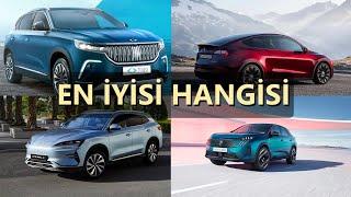 HANGİ ELEKTRİKLİ? TOGG T10X vs. TESLA MODEL Y vs. BYD SEAL U DM-I vs. PEUGEOT 3008 