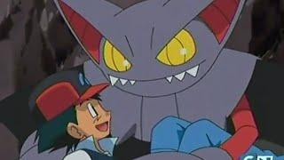 Ash's Gligar evolves into Gliscor!