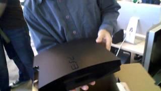 GamesRadar and PTOM unbox the PS3 Slim!