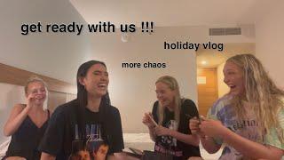 get ready with us // holiday vlog !!!