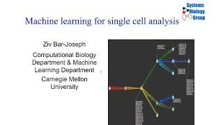 Machine learning for single cell analysis