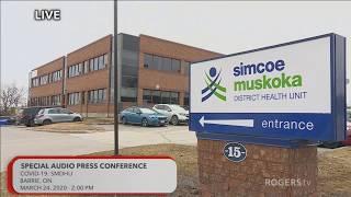 Simcoe-Muskoka District Health Unit: COVID-19 Press Conference, March 24, 2020