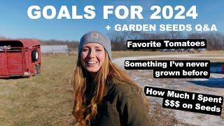 Goals to Create our Dream Homestead & Garden Seeds Q & A