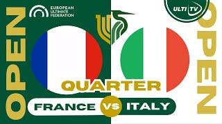 France vs Italy - OPEN Quarter Final — European Ultimate Championships #EUC2023