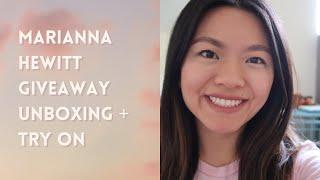 First Impressions with Products from @marianna_hewitt Giveaway | Libby Audrey