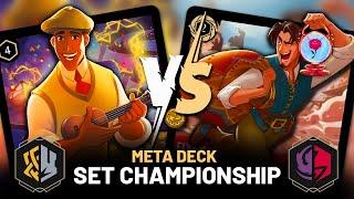 BEST DECK to WIN Azurite Sea SET CHAMPIONSHIP | 🟡 Steelsong vs. 🟣 Ruby Amethyst Gameplay