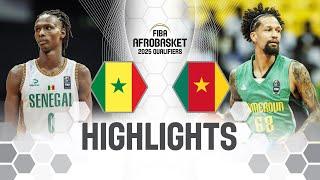 Senegal  v Cameroon  | Highlights | FIBA AfroBasket 2025 Qualifiers