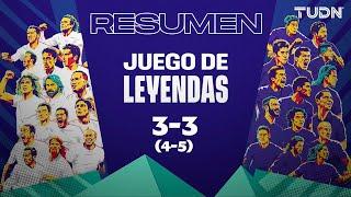 HIGHLIGHTS | Leyendas de México 3(4)-(5)3 Leyendas FIFA | Juego de LEYENDAS 2024 | TUDN