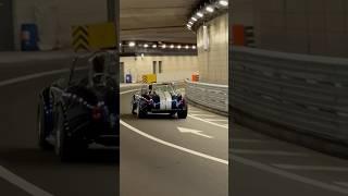 Super loud exhaust in the tunnel of Larvotto Monaco