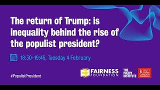 The return of Trump: is inequality behind the rise of the populist president?