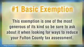 Four Exemptions to Reduce Your Fulton County Tax Assessment 404-618-0355