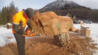 Alaska Moose Carving