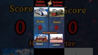 Indian Railway  Pakistani Railway/ comparison video/Facts Video/ #shorts #indianrailway #factshort