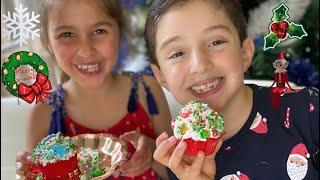 Oliver and Lucas Celebrate Christmas Christmas Cupcakes for Kids  Kids Christmas Cooking