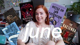 what i read in june | getting out of a reading slump, new series, favorite books, haunted houses