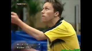 Классика тенниса Jan Ove Waldner супер очки matches super table tennis настольный теннис