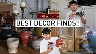 Thrift with me & insane decor thrift haul  || Casa Refined Vlogs