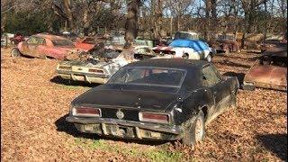 FIELD OF DREAMS!!! NEGLECTED AND ABANDONED JUNKYARD FULL OF 1ST GEN CAMAROS AND MUSCLE CARS