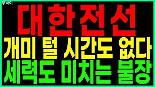 대한전선 - 개미 털 시간도 없다 세력도 미치는 불장 전력주 전력관련주 전력설비 해저케이블 로봇 원자력 원전 SMR수혜주 주가 주가전망 디에스경제연구소 두박이