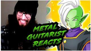 Pro Metal Guitarist REACTS: Dragon Ball Z Dokkan Battle: PHY Zamasu Intro OST