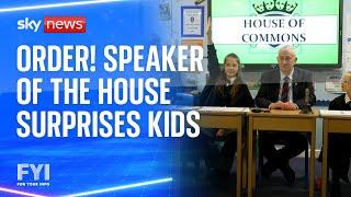 FYI: Kids get a surprise visit from a member of UK parliament