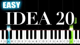 Gibran Alcocer - Idea 20 - EASY Piano Tutorial
