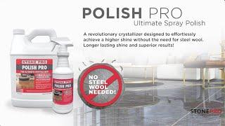 Polish Pro on Light and Dark Marble Stone Floor.