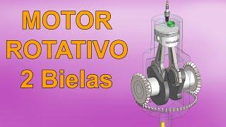 Nuevo Motor Semi Rotativo con 2 Bielas  Avadi MA-250